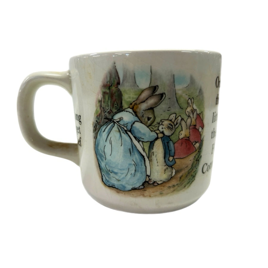 Wedgwood Beatrix Potter Peter Rabbit Mug Eturia Barlaston England VINTAGE