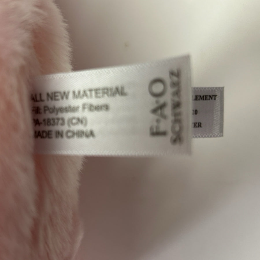 FAO Schwarz Pink Plush Puppy Dog Stuffed Animal Soft Toy 18" 1004600 NWT | Finer Things Resale