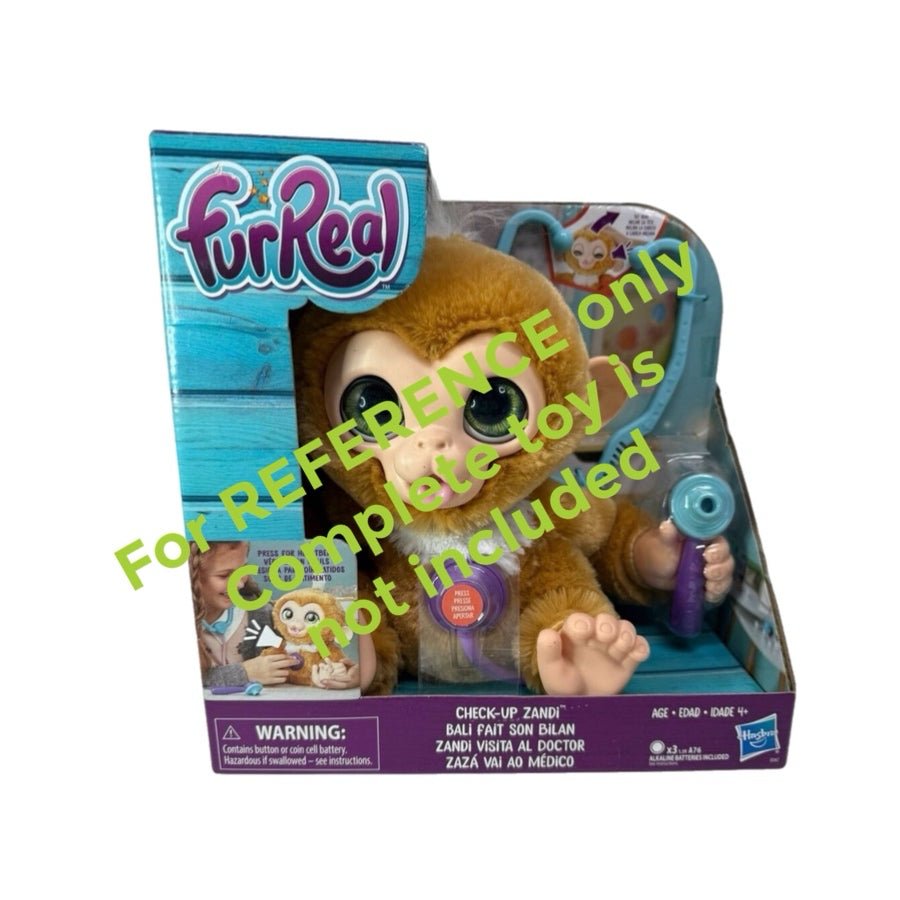 FurReal Friends Check Up Zandi Monkey REPLACEMENT battery cover Hasbro E0367 | Finer Things Resale