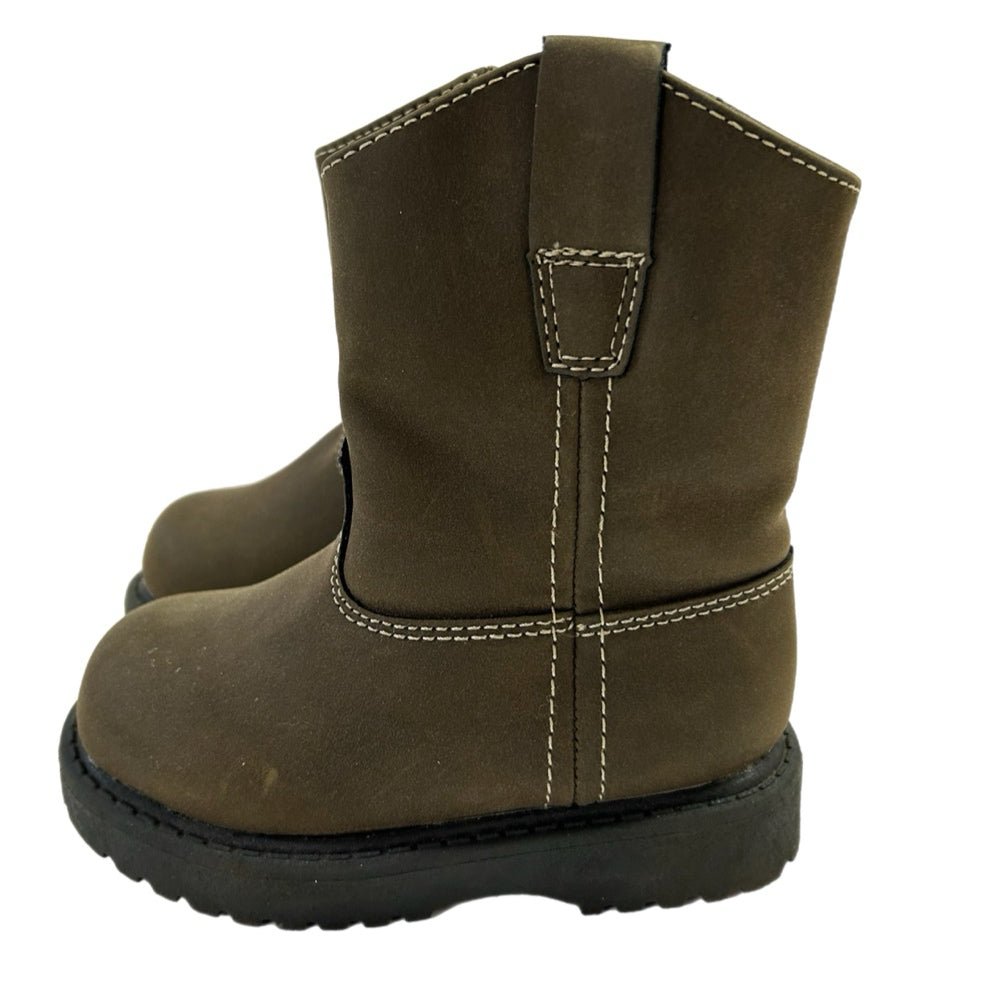 Brazos brown zip boots TODDLER SIZE 6 | Finer Things Resale