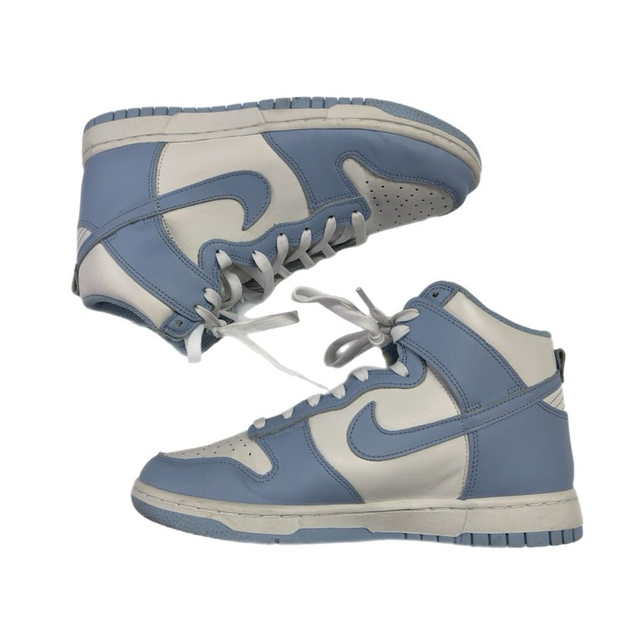 Nike Dunk High Aluminum White Blue Sneakers Shoes DD1869-107 Womens size 8 | Finer Things Resale