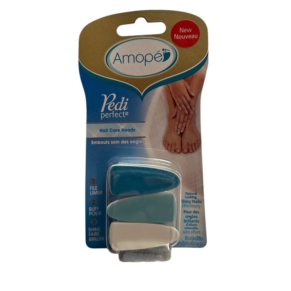 Amope Pedi Perfect Nail Care Head Replacements 3 pack BRAND NEW! | Finer Things Resale