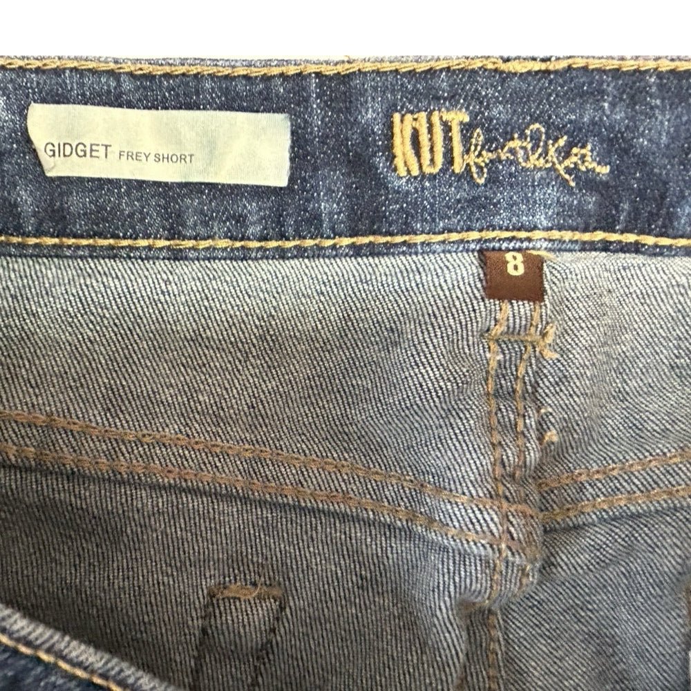 Kut from the Kloth Gidget Frey Short Cut-Off denim shorts | Finer Things Resale