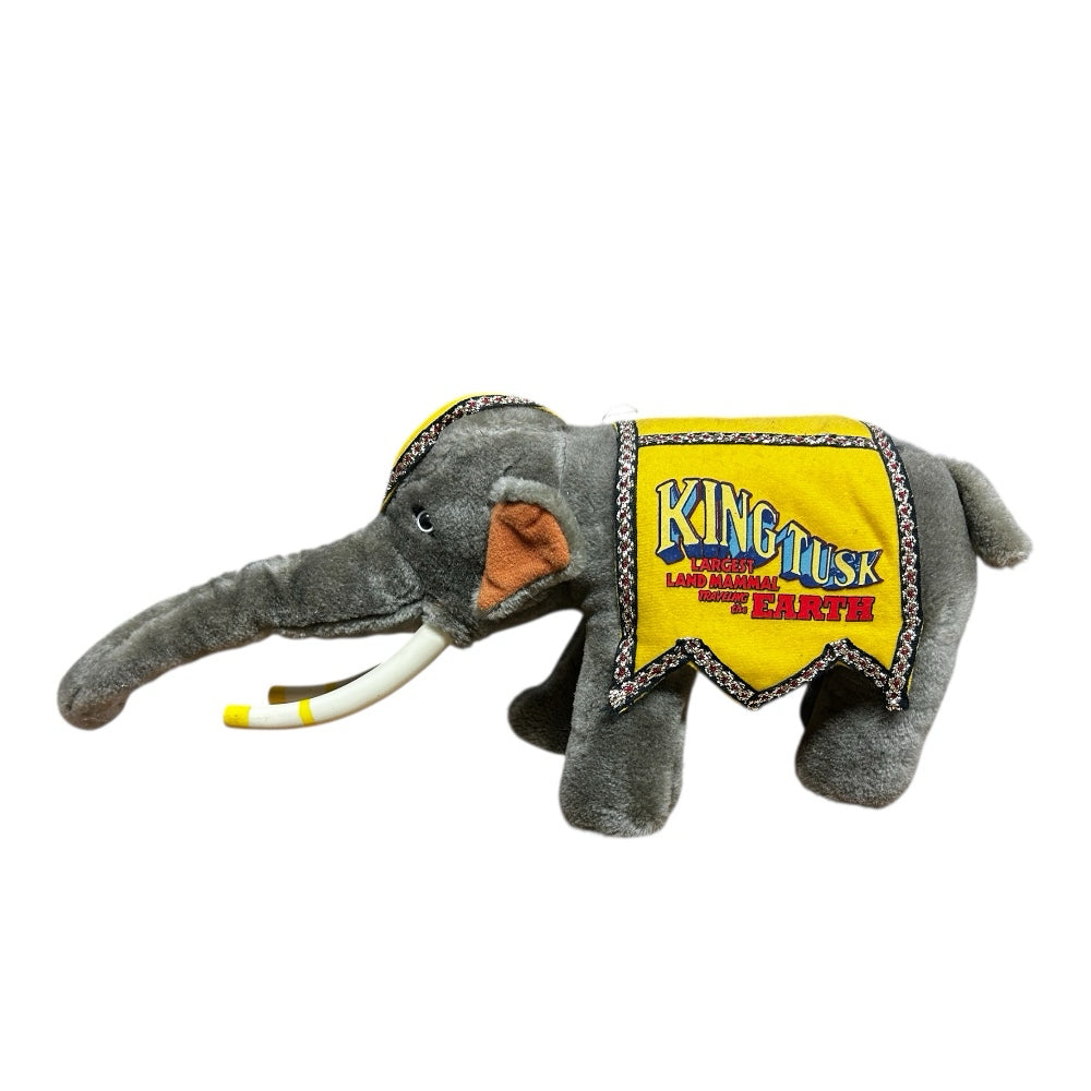 Ringling Bros Barnum & Bailey Circus Tusk the Elephant plush VINTAGE 1987 | Finer Things Resale