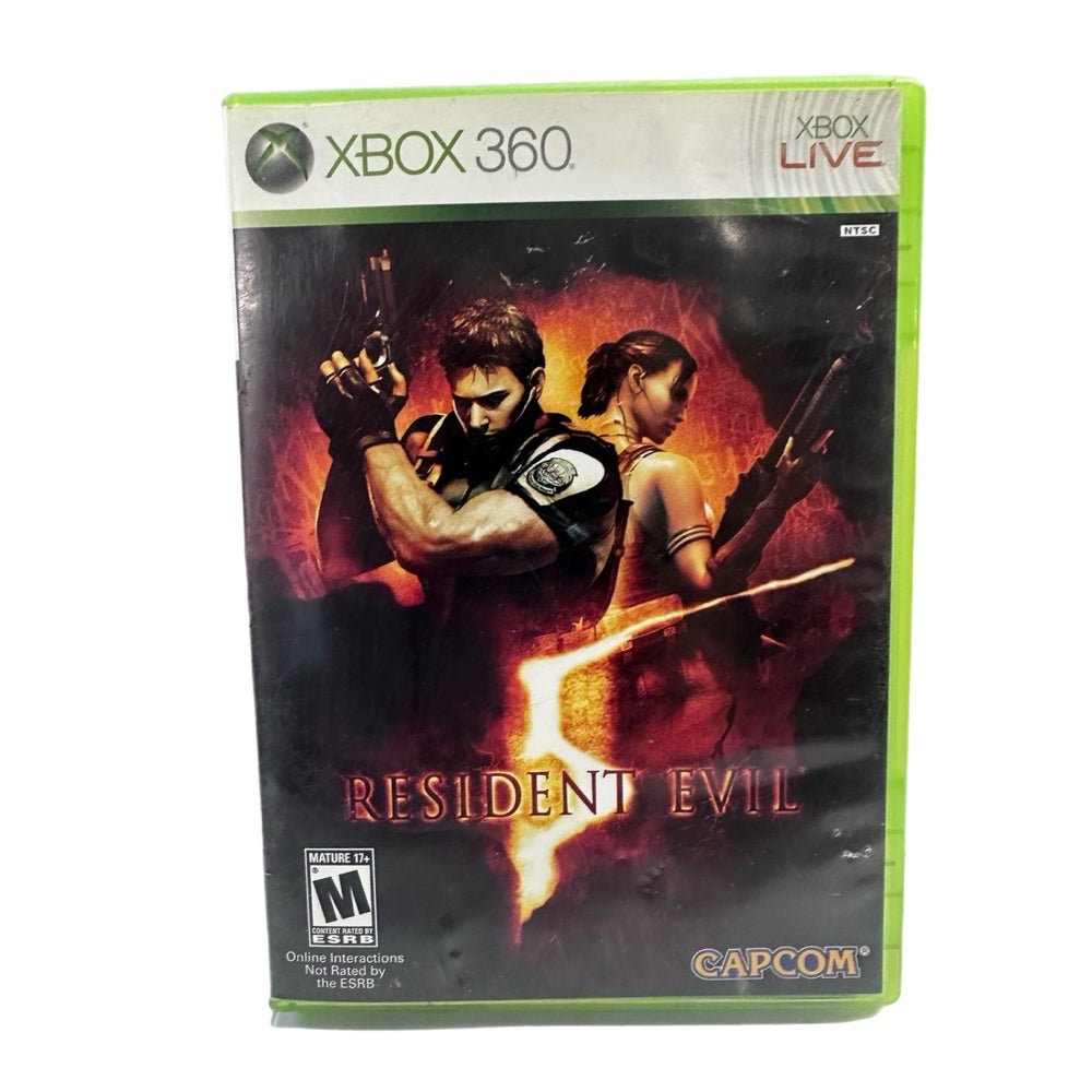 Resident Evil 5 XBOX 360 game Microsoft 2009 Rated M17+ | Finer Things Resale