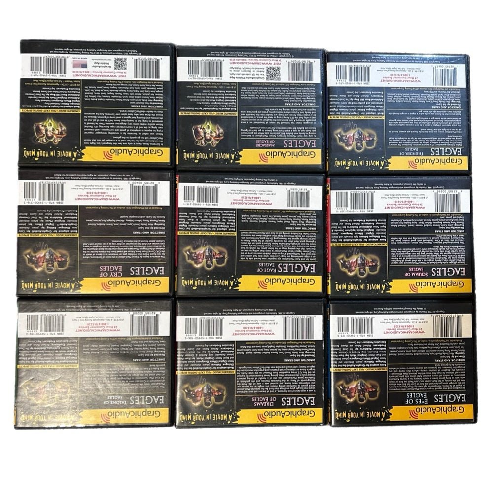 Eagles William W. Johnstone GraphicAudio CD Set of 9 - 1,2,3,4,5,7,13,16,17 | Finer Things Resale