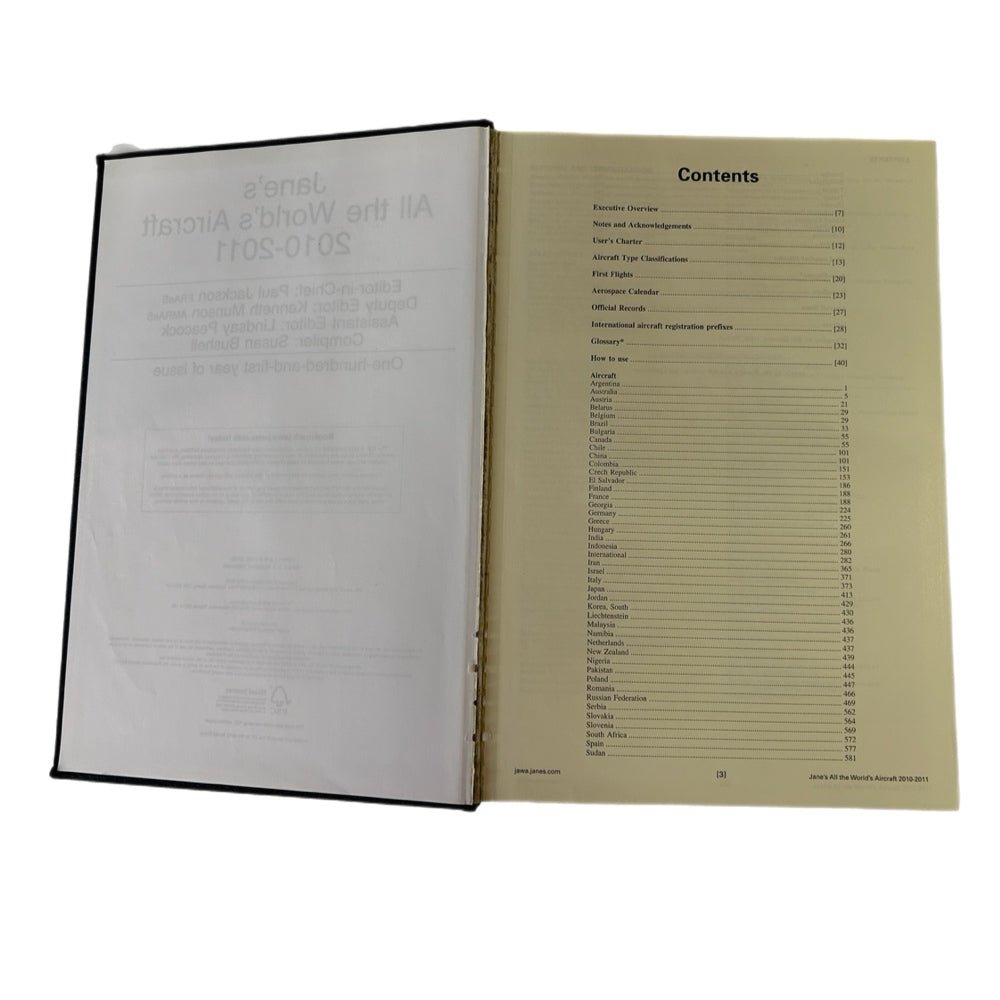 Jane's All the World's Aircraft 2010-2011 Hardback Book IHC VG | Finer Things Resale