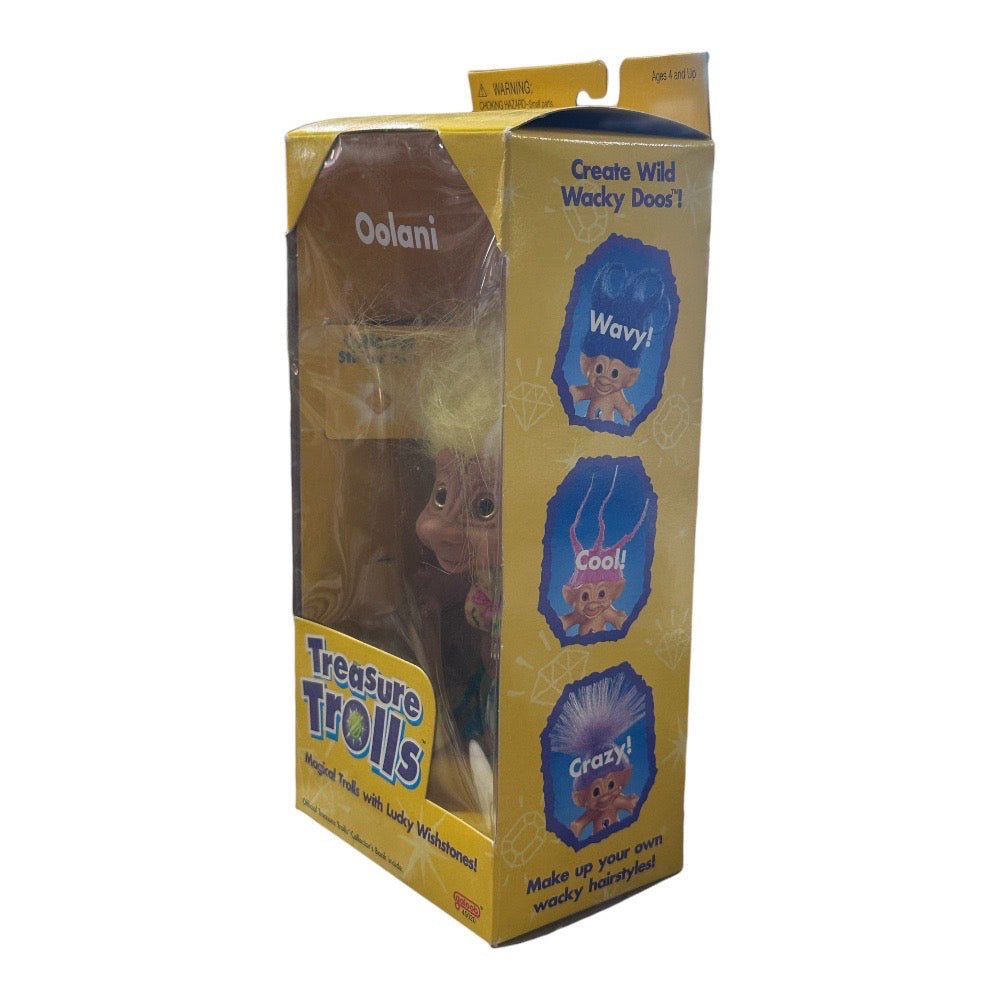Treasure Trolls Oolani Hula Troll Doll by Galoob 4" VINTAGE 1998 NIB | Finer Things Resale