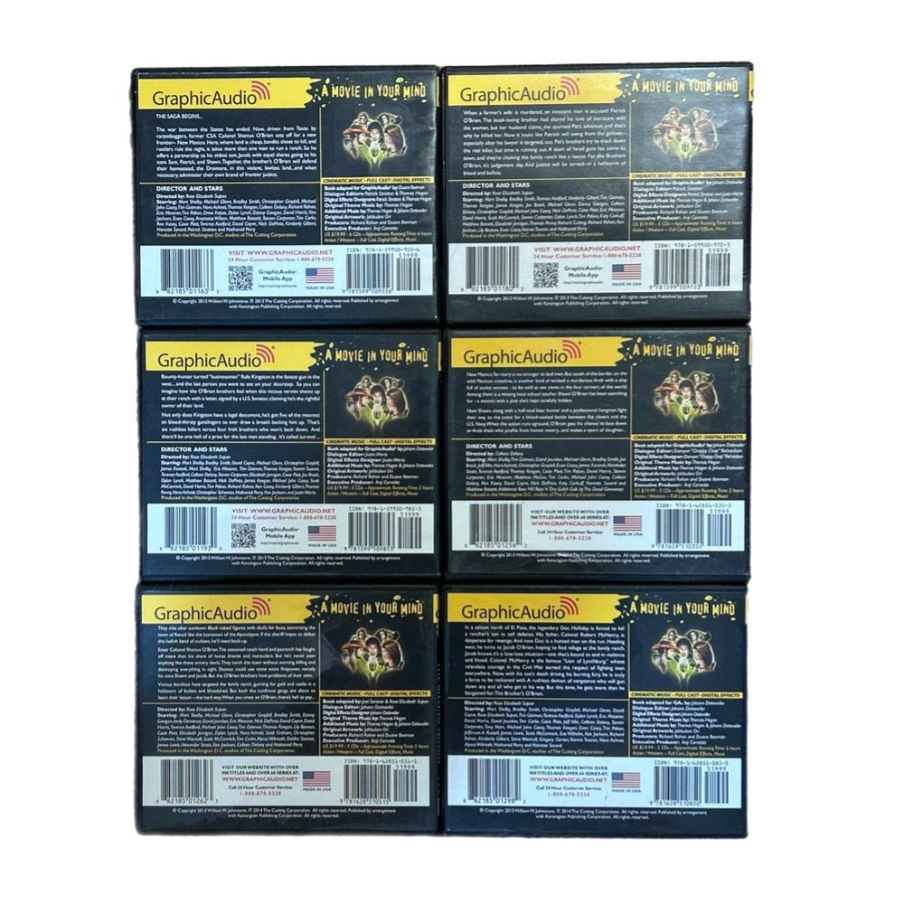 The Brothers O'Brien William W. Johnstone GraphicAudio CD Set of 1-6 | Finer Things Resale
