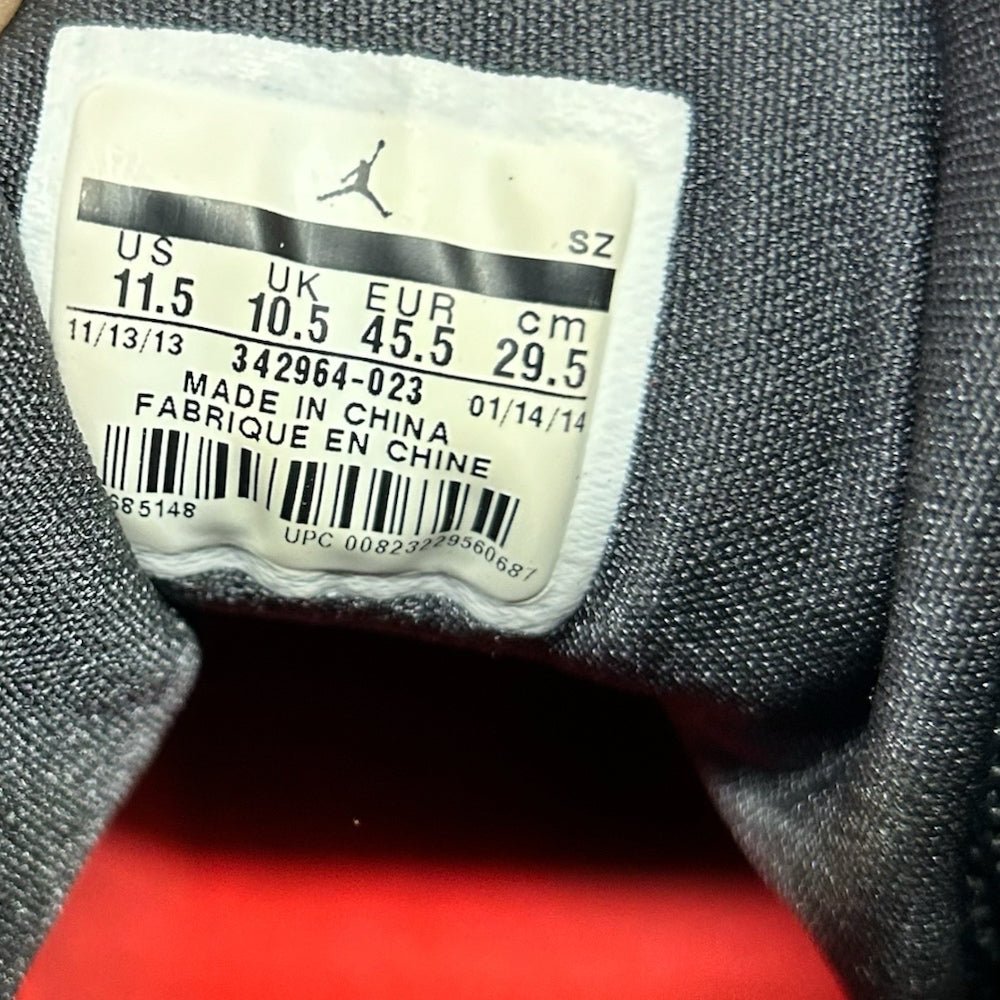 Nike Air Jordan True Flight Black Infrared 23 Sneakers Shoe 342964-023 SIZE 11.5 | Finer Things Resale