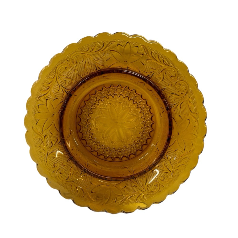 Tiara Indiana Glassware Sandwich Glass Covered Dome Butter Dish VINTAGE 1970's