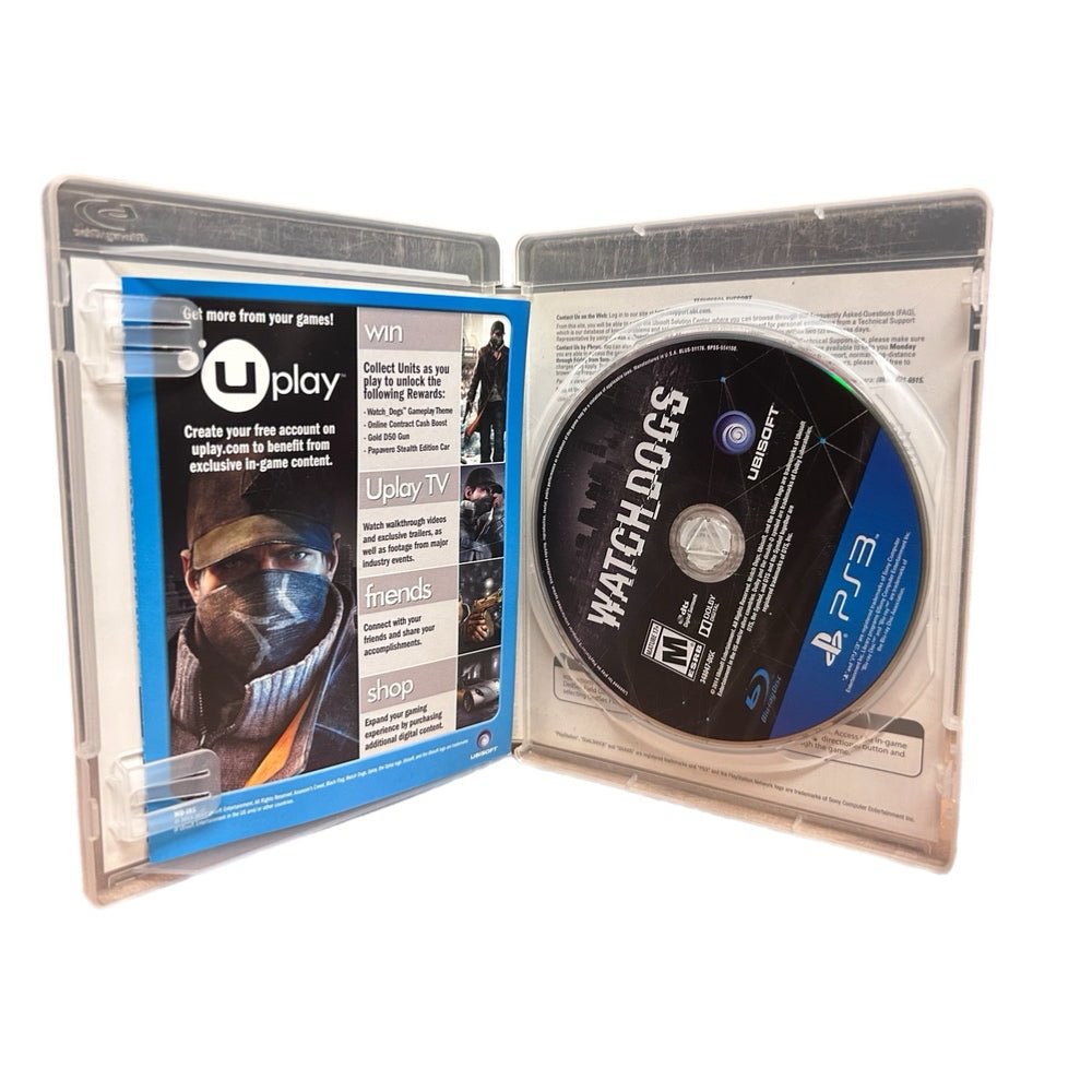 Watch Dog Playstation 3 PS3 game Sony 2014 Rated M 17+ | Finer Things Resale