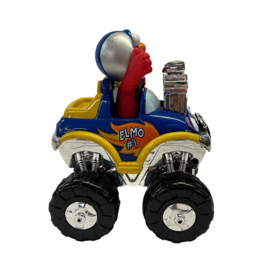 Mattel Sesame Street Elmo's Monster Truck Friction 90684 Vintage 2002 | Finer Things Resale