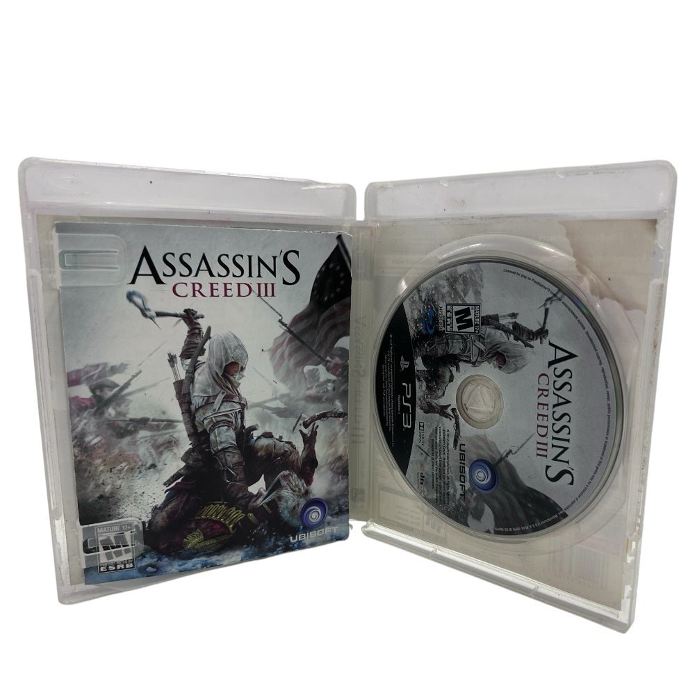 Assassin's Creed III Sony Playstation 3 PS3 game Rated M 17+ 2009 | Finer Things Resale
