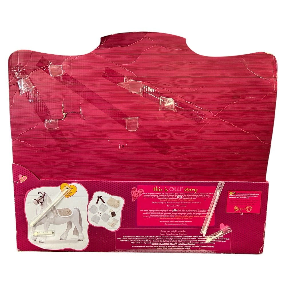 Our Generation Clydesdale Holiday Horse for 18" dolls NEW! Battat