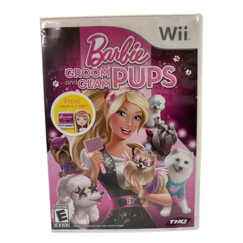 Barbie Groom and Glam Pups Nintendo Wii game 2010 Rated E | Finer Things Resale