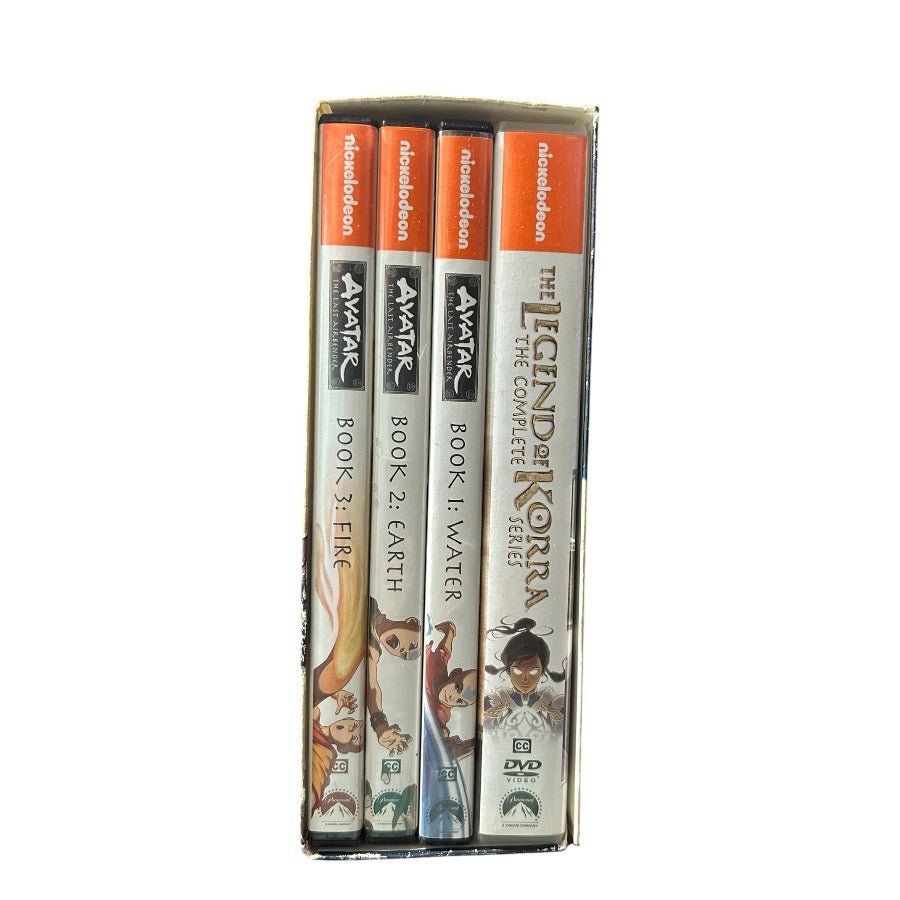 Avatar The Last Airbender Books 1-3 & Legend of Korra Complete DVD Box Set | Finer Things Resale