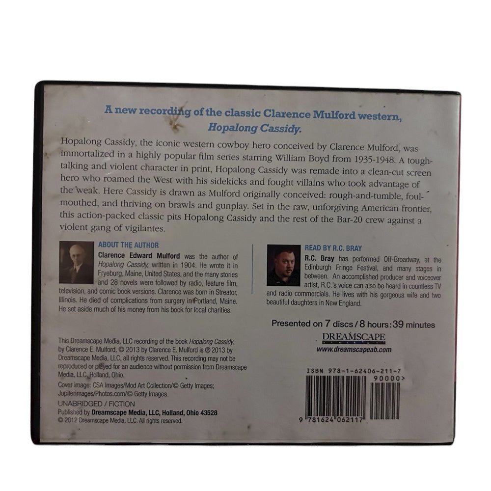 Hopalong Cassidy A Classic Western Clarence E. Mulford Audio CD Unabridged | Finer Things Resale