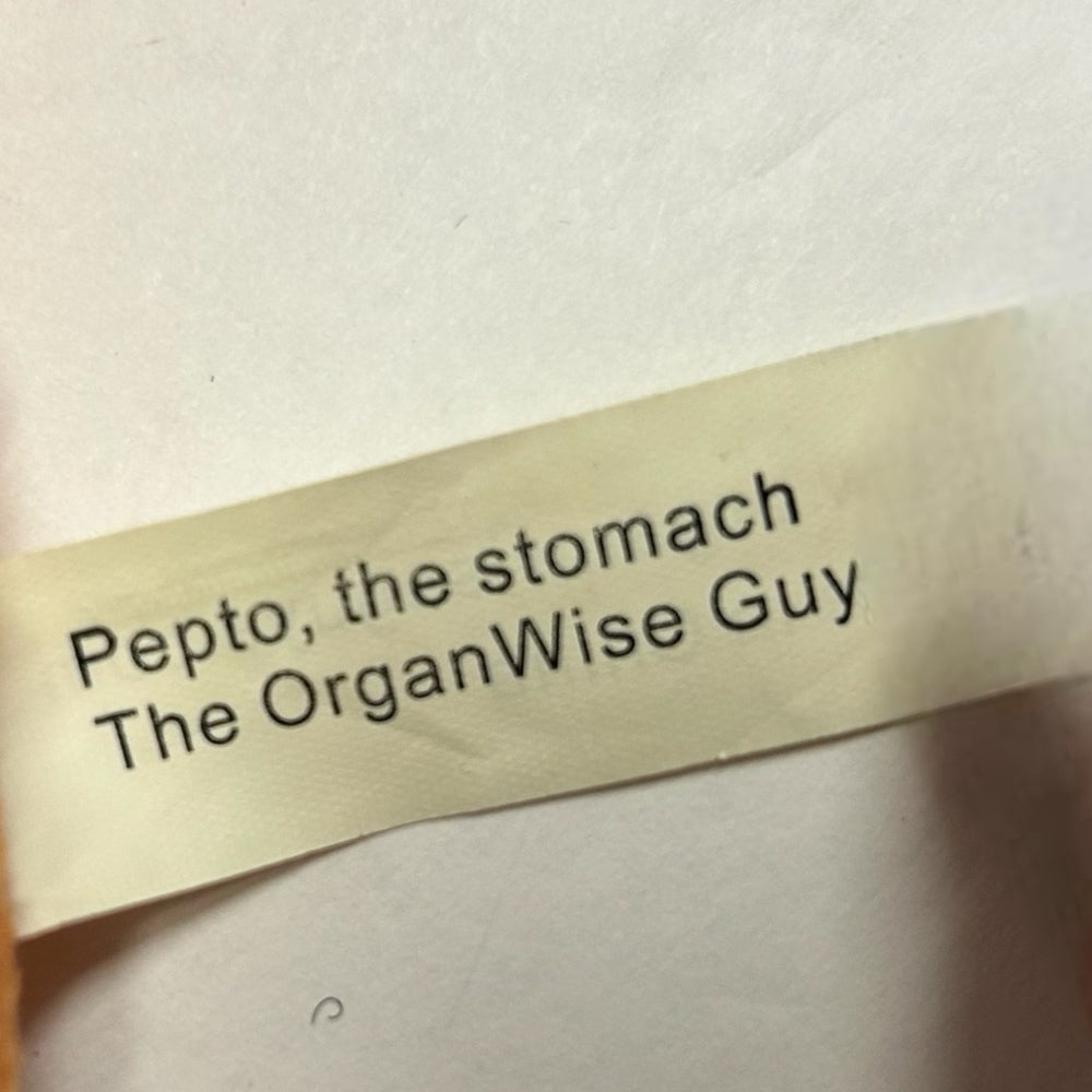 The OrganWise Guys Pepto the Stomach beanbag plush toy REPLACEMENT Organ Andy