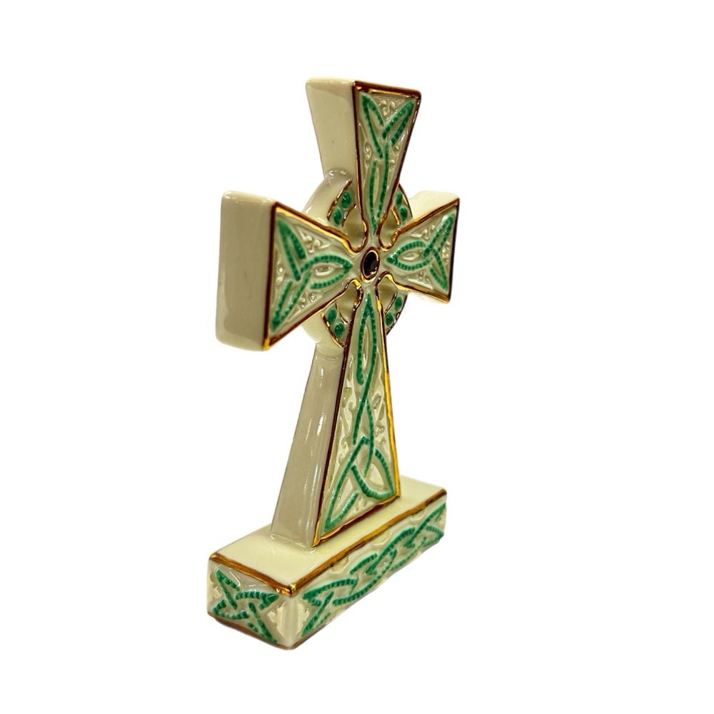 The Lenox Elegant Cross Collection Celtic Cross Fine Ivory China 24K Trim 2006 | Finer Things Resale
