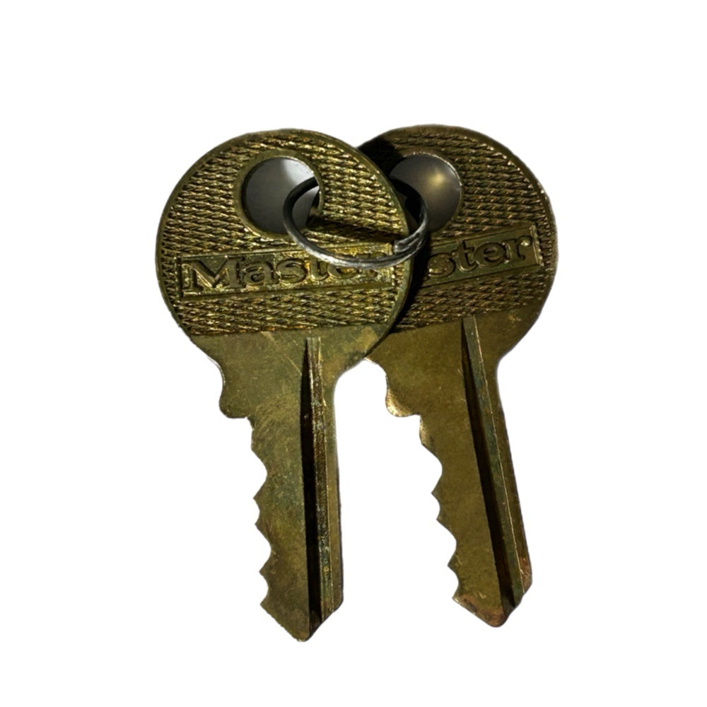 Master Locks Brass Cylinder Pin Tumbler Padlock Keys Orginal Box Tiger Head #77