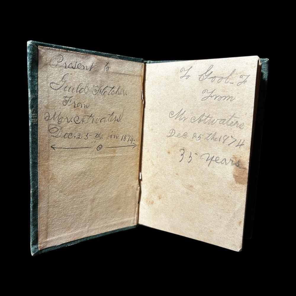My Teacher's Gem c.1868 Lee & Shepard Miniature Book Inscribed 1874 | Finer Things Resale