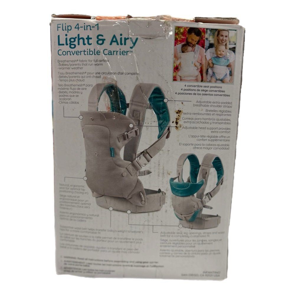Infantino Flip 4-in-1 Convertible Light & Airy Baby Carrier | Finer Things Resale