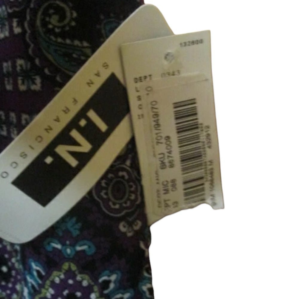 I.N. San Francisco short sleeve shirt SIZE MEDIUM NWT! | Finer Things Resale