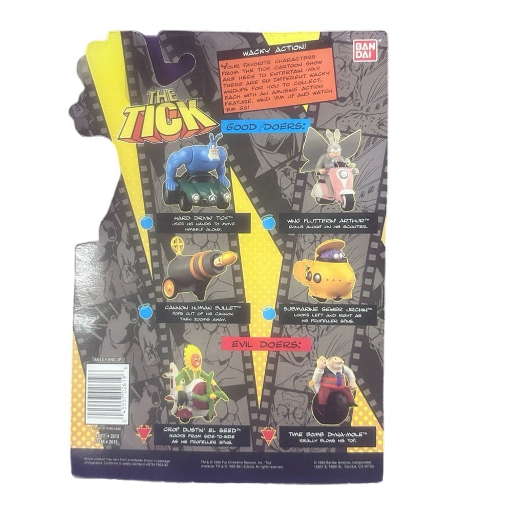 Bandai The Tick Time Bomb Dyna-Mole Wacky Windups action figure 1995 NEW! | Finer Things Resale