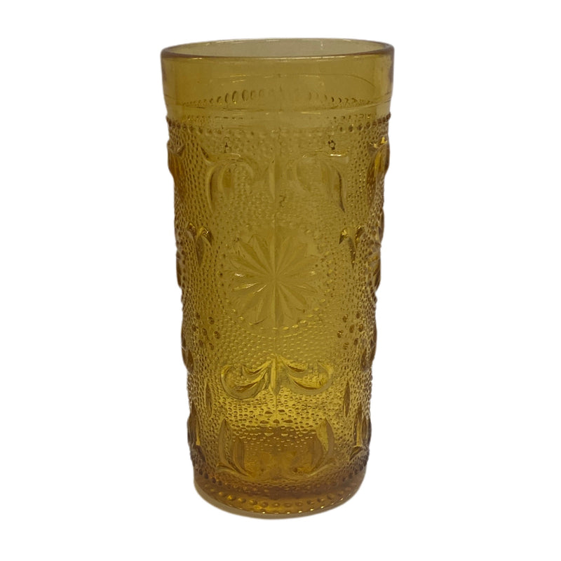 Brockway Glass Co American Concord 8oz Flat Tumbler Glass Sandwich Glass | Finer Things Resale