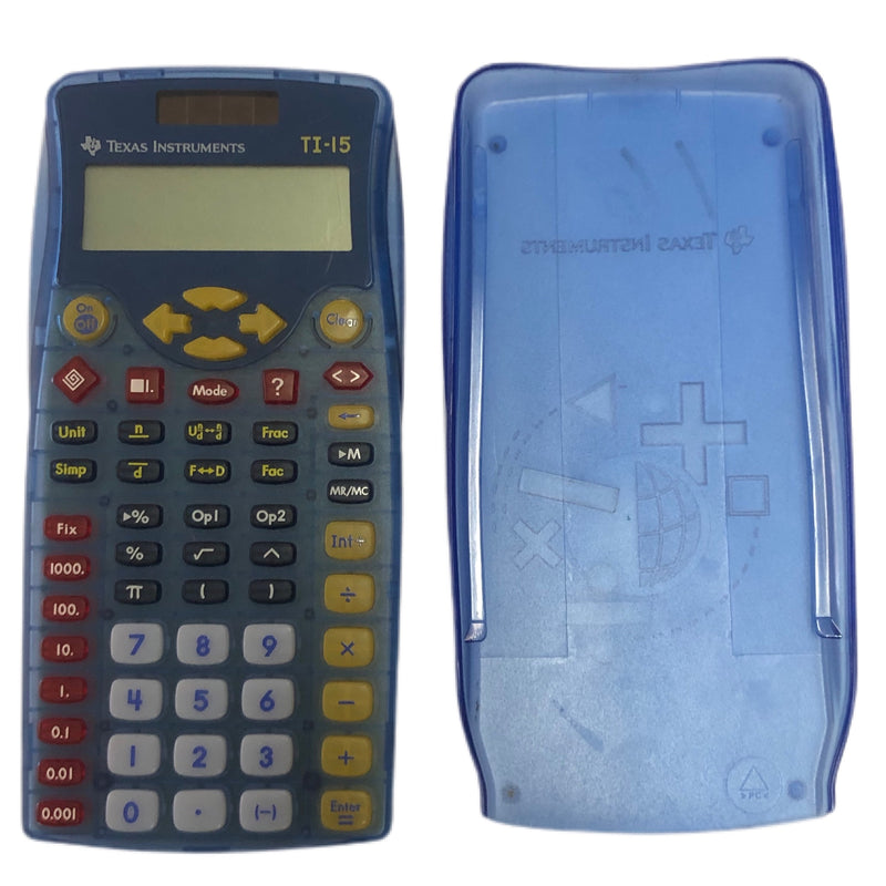 Texas Instruments TI-15 Explorer Elementary Scientific Solar Calculator | Finer Things Resale