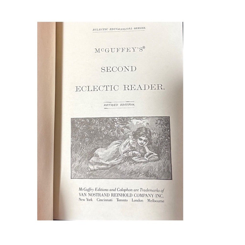 McGuffey's Second Ecletic Reader Revised Edition 1920 Hardback ANTIQUE | Finer Things Resale