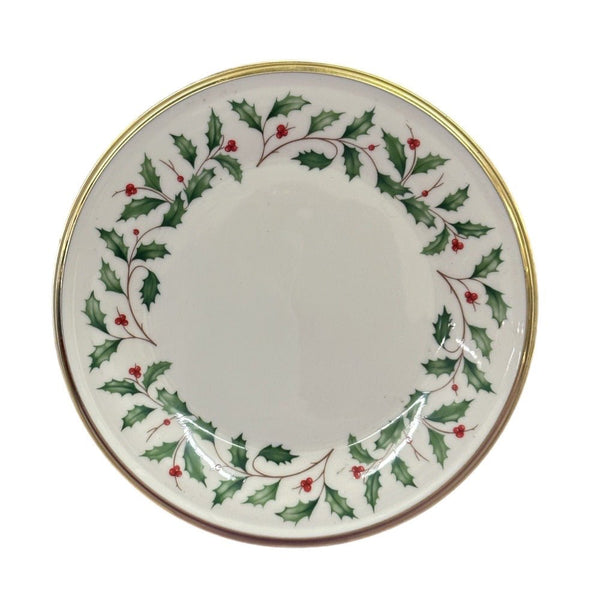 Lenox Holiday Christmas pattern REPLACEMENT salad plate | Finer Things Resale