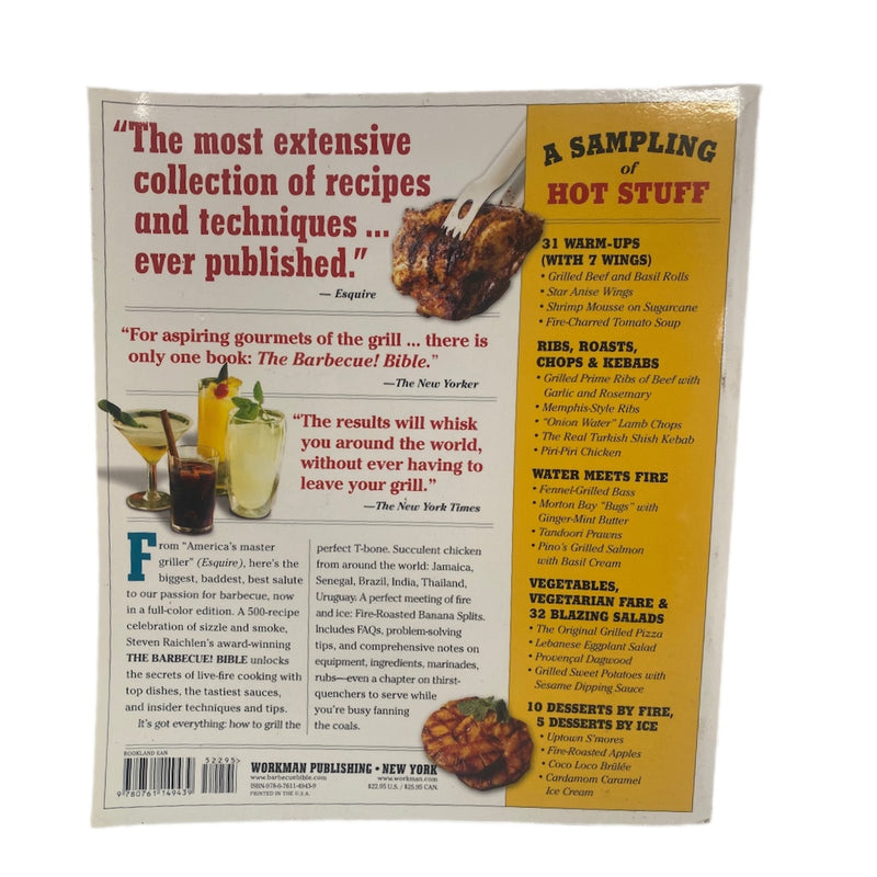 The Barbecue Bible cookbook by Steven Raichlen Over 500 recipes | Finer Things Resale