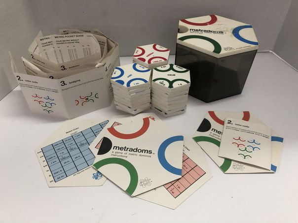 Vintage 1975 Kent Dickinson Metradoms Game of Metric Dominos | Finer Things Resale