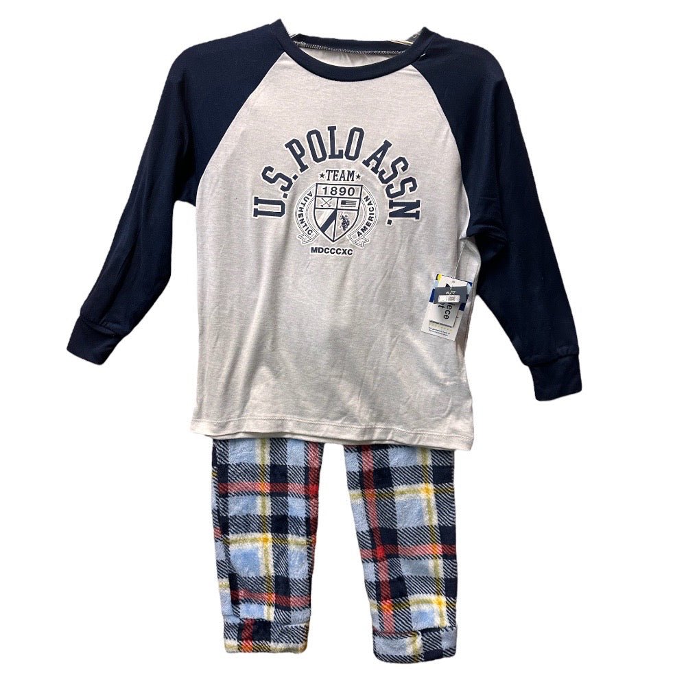 US Polo Association 2pc short sleeve pajamas SIZE 6/7 NWT! | Finer Things Resale