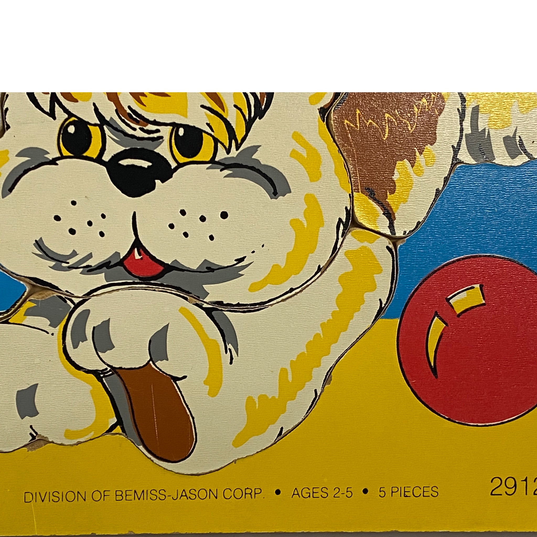 Connor Bemiss-Jason 5pc wooden DOG puzzle #29122 VINTAGE 1980's | Finer Things Resale