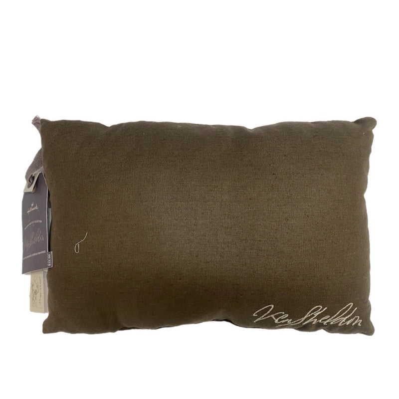Hallmark Ken Sheldon Collection "And so love begins" linen pillow NWT!