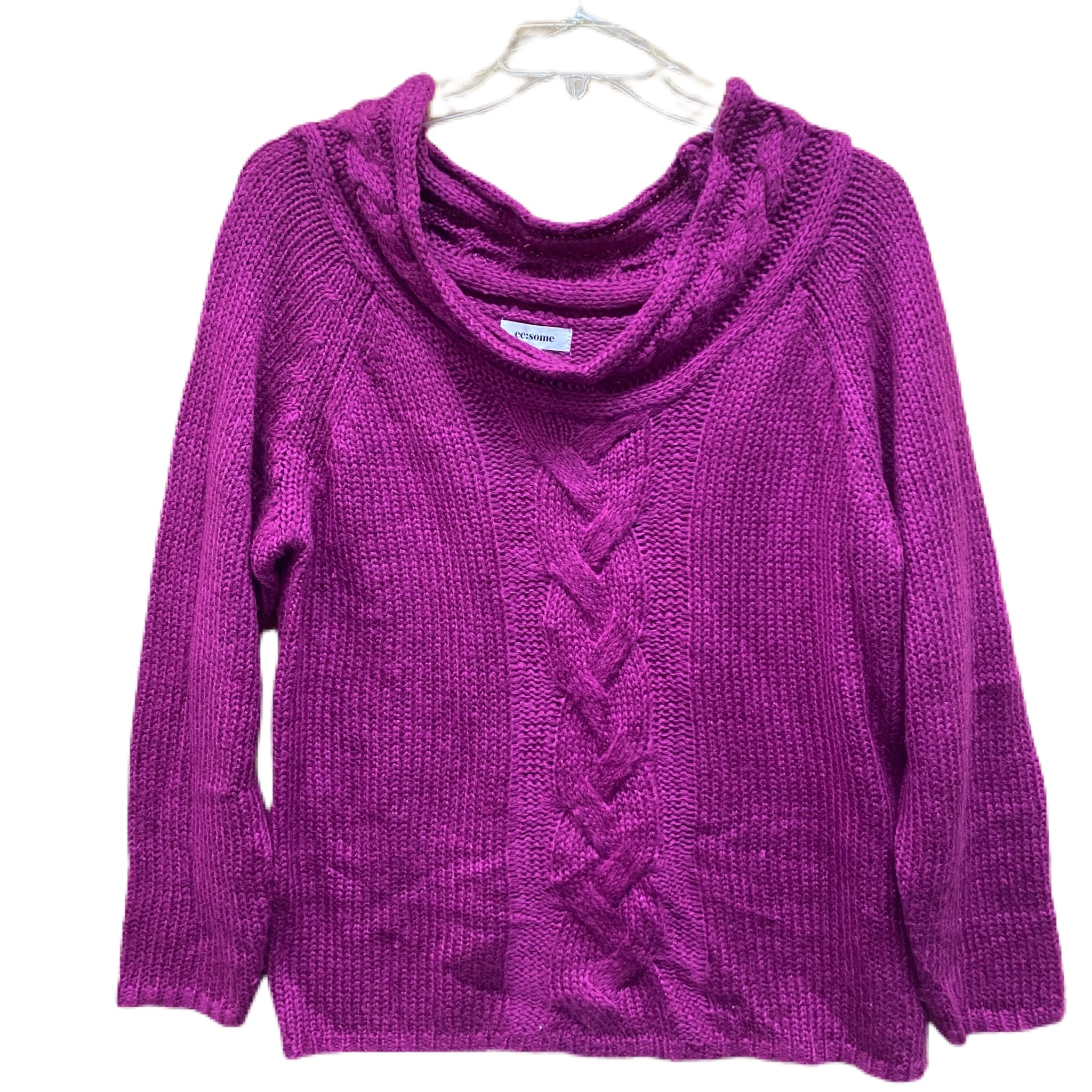 ee:some long sleeve pullover fuchsia sweater SIZE M/L BRAND NEW! | Finer Things Resale