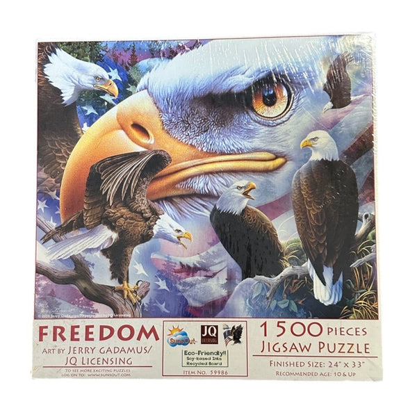 Freedom 1500pc jigsaw puzzle Jerry Gadamus BRAND NEW SEALED! | Finer Things Resale