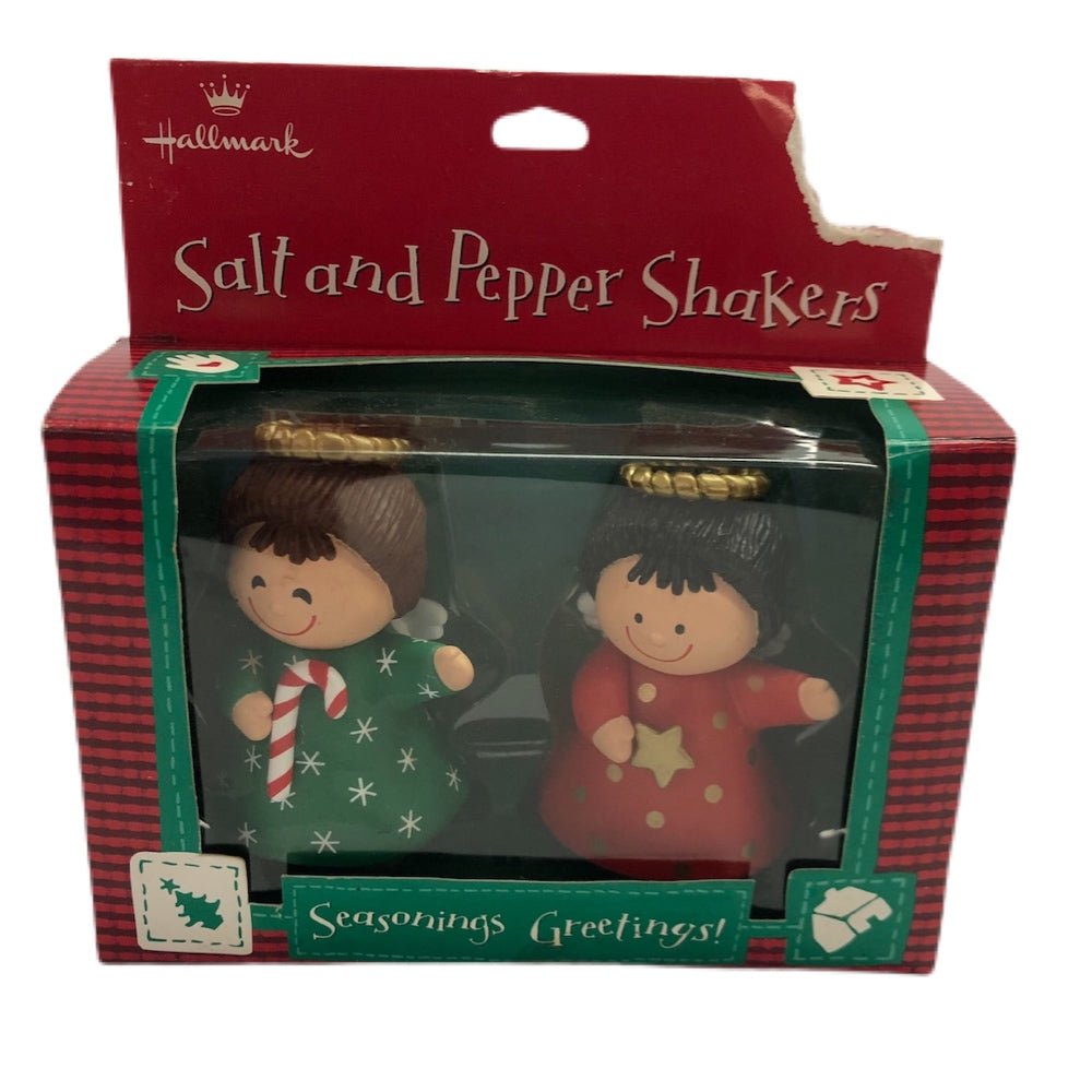 Hallmark 1991 Seasonings Greetings! Angel Salt & Pepper Shakers set | Finer Things Resale