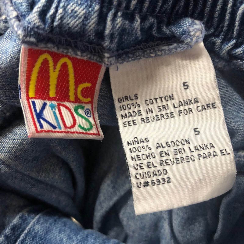 Vintage 1990'S McDonalds McKids denim skirt SIZE 5 | Finer Things Resale