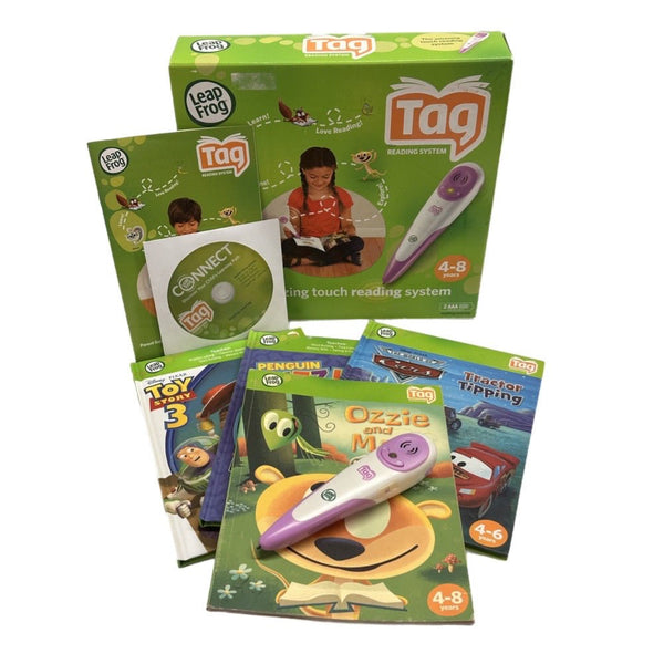 LeapFrog Tag Reading Learning System with extra books | Finer Things Resale
