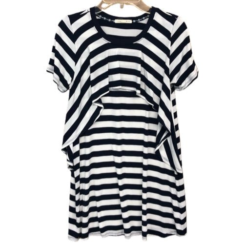 Copper Key short sleeve stripe dress SIZE MEDIUM | Finer Things Resale