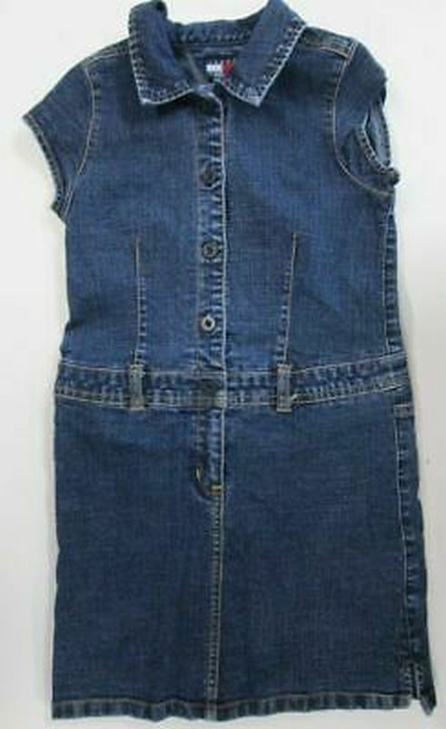 Tommy Hilfiger short sleeve denim dress SIZE 6X | Finer Things Resale