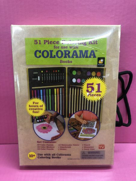 Colorama The Magic Path Adult Coloring Book with bonus pencil set AS SEEN  ON TV