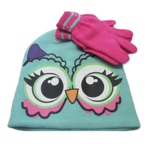 Owl beanie hat with mittens  OSFA BRAND NEW! | Finer Things Resale