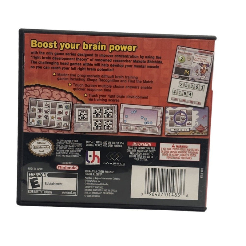 Brain Boost Beta Wave Improve Your Concentration Nintendo DS game 2006 | Finer Things Resale