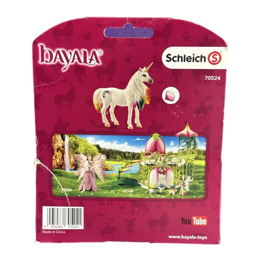 Schleich Bayala Unicorn figure Rainbow 2015 Germany RETIRED Brand new! 70524 | Finer Things Resale