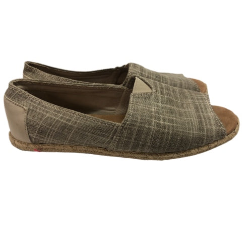 Toms open toe Espadrille slip on loafer shoes SIZE 8.5 | Finer Things Resale